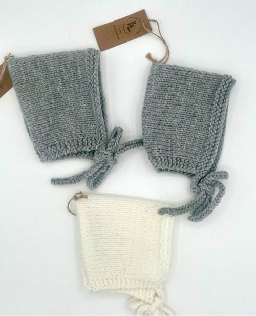 0-3 M Acrylic Pixie Knit Bonnets