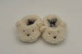 0-6 M Booties -  Ivory Sherpa Bear