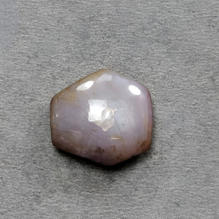 17.61cts Natural Untreated Star Ruby Gemstone Hexagon Shape Cabochon 17.5*16mm