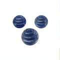 blue sapphire round carving