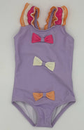 18-24 M  Lilac Swimsuit with Ruffles and Bows