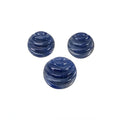 blue sapphire round carving