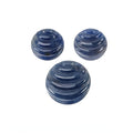 blue sapphire round carving