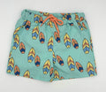 3Y - 4Y Blue Swim Shorts with Surfboard Print