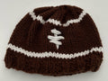 6-12 M - Handknit Football Hat