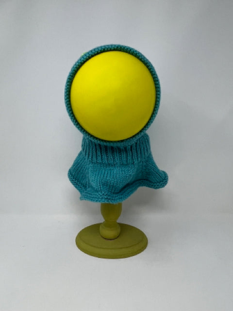 6-9 M Lime Acrylic Baby Balaclava Hat