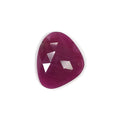 red ruby fancy rose cut slices