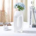 Abstract Face Glossy Vase - (MVS)