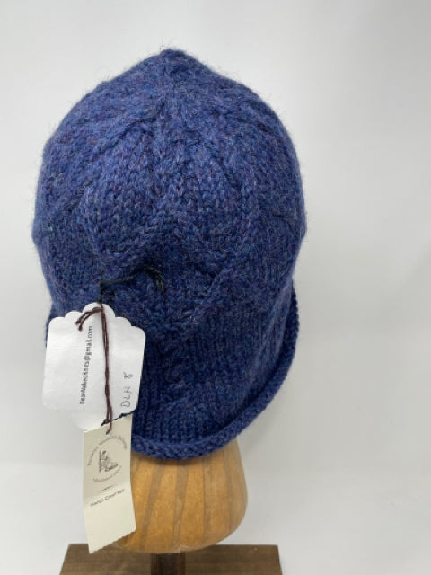 Adult Diamond Lattice Wool Knit Hat