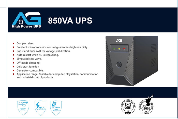 AG 850VA Backup UPS