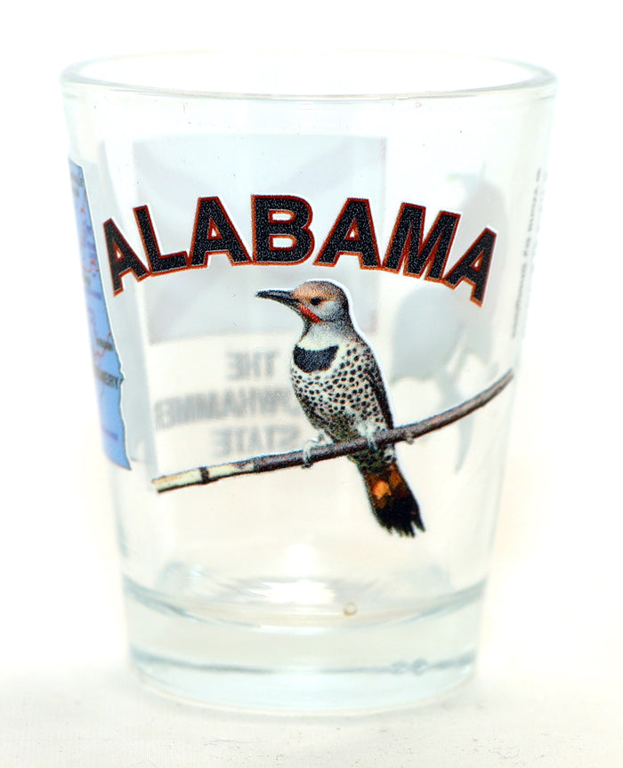 Alabama The Yellowhammer State All-American Collection Shot Glass