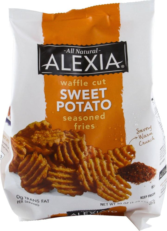 ALEXIA SWEET POTATO WAFFLE SEASONED FRIES 20 OZ