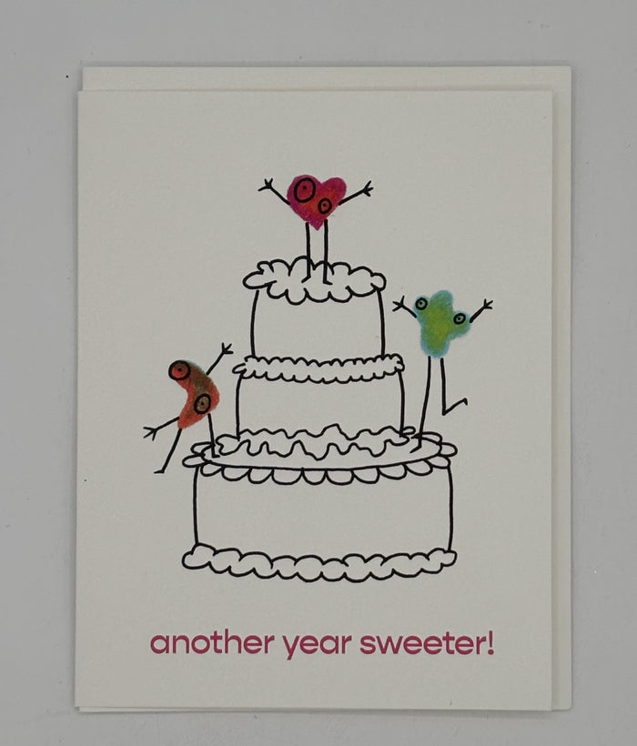 Another Sweeter Year Birthday Card