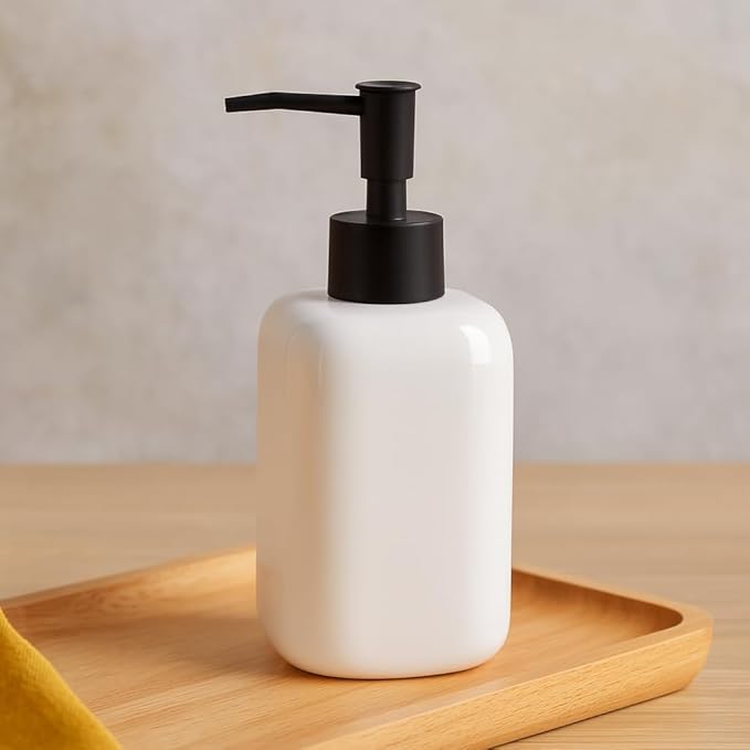 Apex Matte Ceramic Soap Dispenser (W)