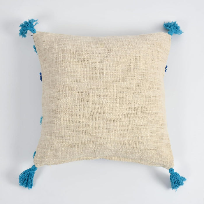Aqua Marine Hand-Tufted Cushion Covers - 16*16 inches Set of 2 (TFB)