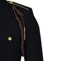 Army Fourragere (Lanyard): French WWII - green and red with polish brass tip