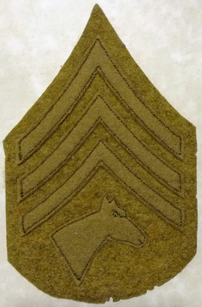 Army Sergeant Cavalry Chevron Patch