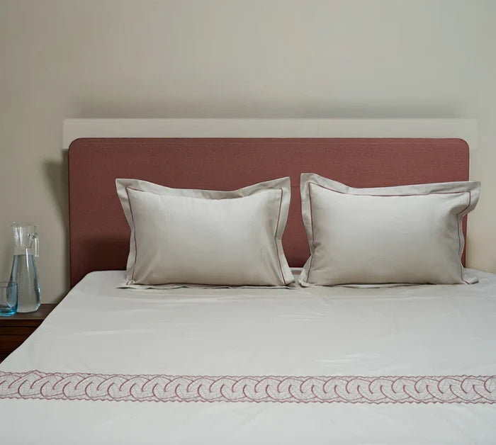 Art Lacey Legacy (400 TC) - 100% Cotton King-Size Bedsheet + 2 Pillow Covers