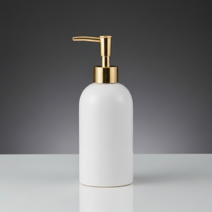 Artisan Ceramic Soap Dispenser (W)