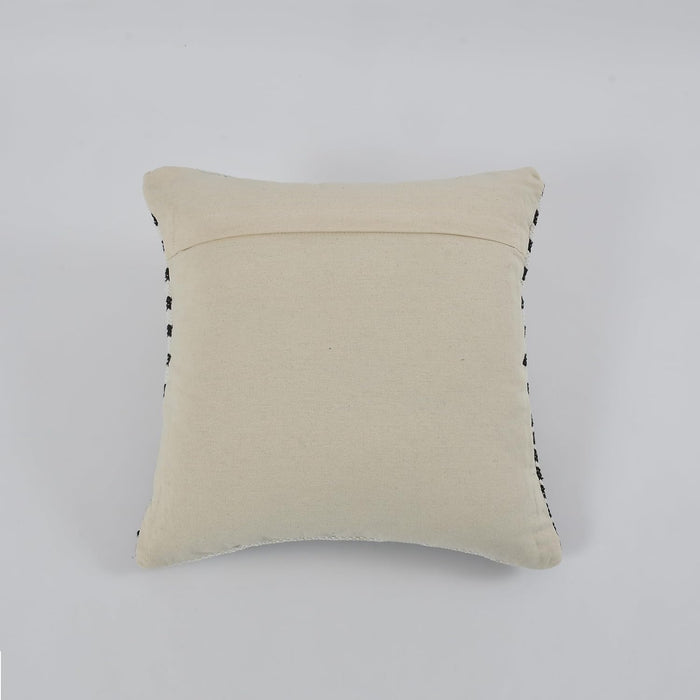 Artisan-Inspired Tufted & Striped Cushion Covers - 16*16 inches Set of 2 (TFB)