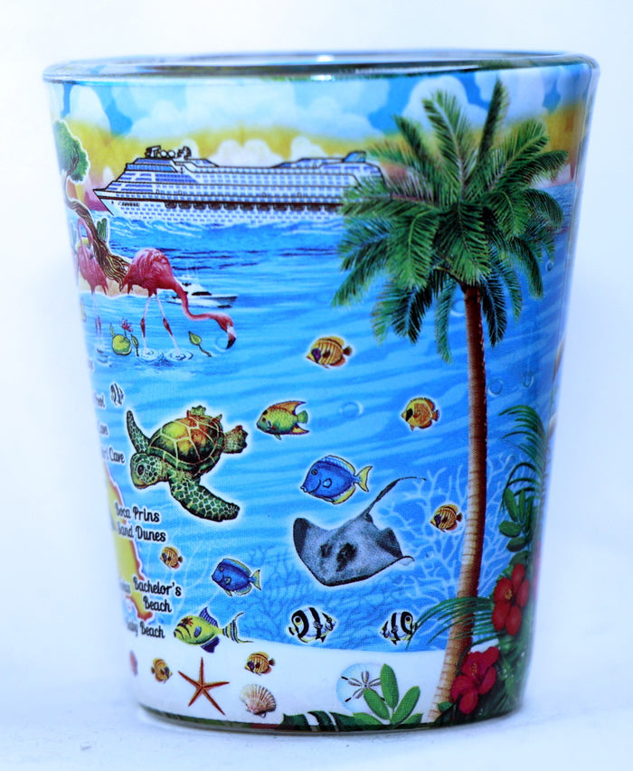 Aruba Scene In and Out Shot Glass