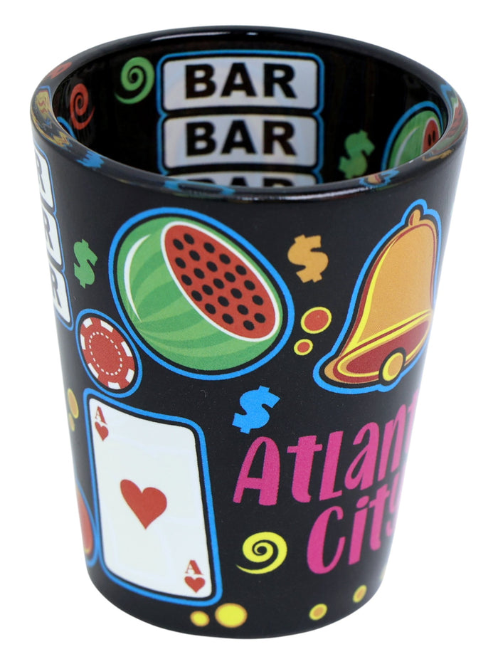 Atlantic City New Jersey Gaming  In and Out Shot Glass
