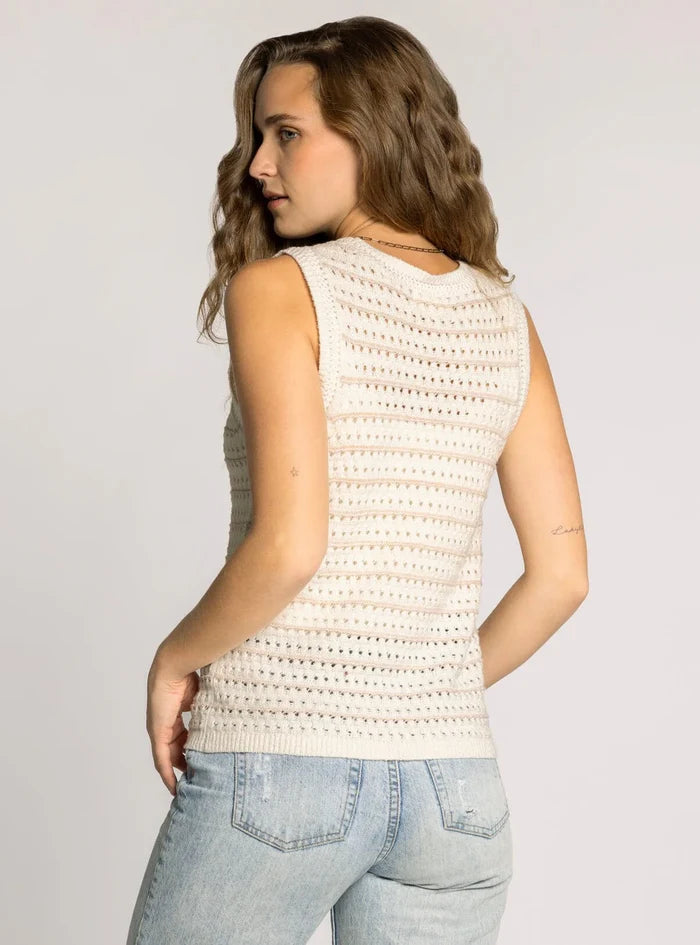 Audre Sleeveless Striped Top FINAL SALE