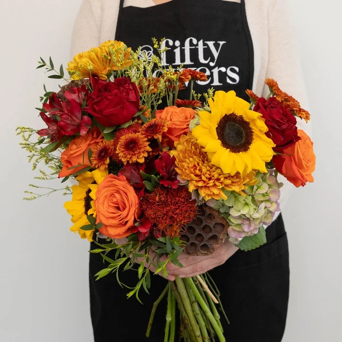 Autumn Dream Diy Flower Kit Apron - Image