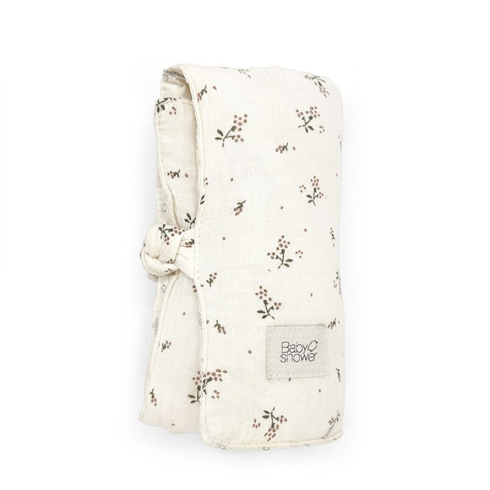 Babyshower – Knot Nomad Changing Pad – Roseberry - Mabel & Fox