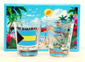 Bahamas Caribbean Shot Glass Boxed Set (Set of 2)