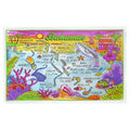 Bahamas Map Cotton Tea Kitchen Towel 19" x 30"