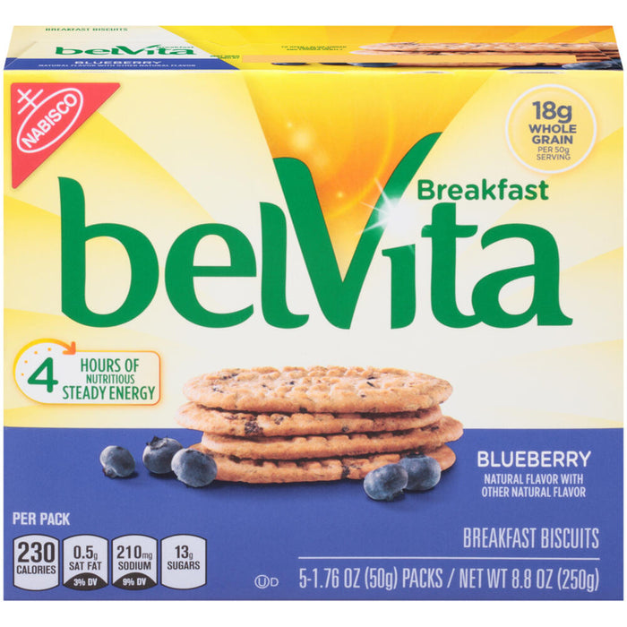 BELVITA BLUEBERRY BREAKFAST BISCUITS 8.8 OZ