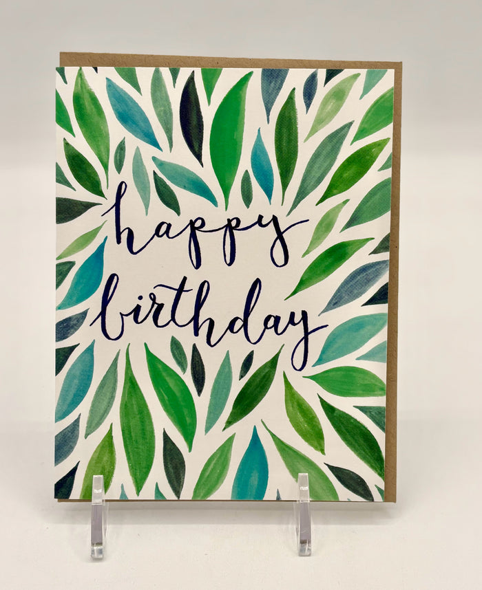 Birthday Leaves Card