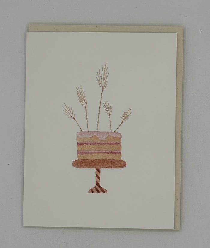 Birthday Sparkler Cake Card