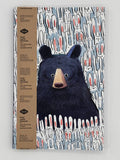 Black Bear & Bunnies Layflat Notebook