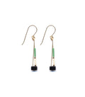 Black Mosaic Drop Earrings