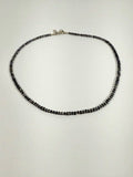 Blue Iolite Hill Tribe and Sterling Silver Necklace