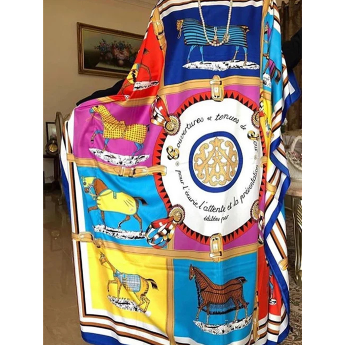 Blue Pierina Kaftan Dress