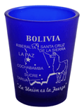 Bolivia Cobalt Blue Frosted Shot Glass