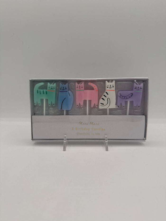 Boxed Set of 5 Cat Candles