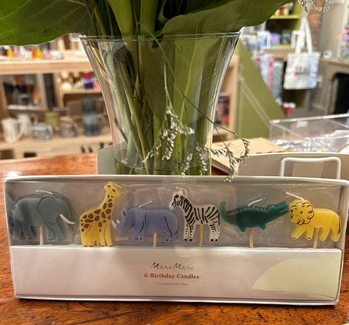 Boxed Set of Jungle Animal Candles