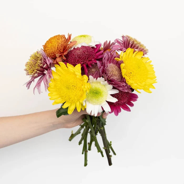 Gerbera Multi Color Farm Mix Vase - Image