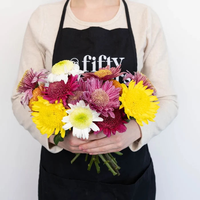 Gerbera Multi Color Farm Mix Apron - Image