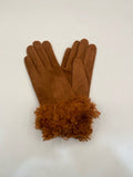 Bronze Curly Cuff Gloves