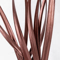 Bronzed Rose Gold Metallic Lily Grass Close Up - Image