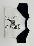 Brooklyn Dog Onesie Black/White Size 6M
