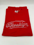 Brooklyn Script Adult T Red Size M