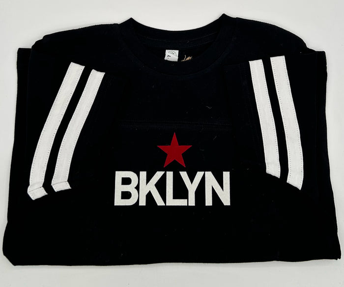 Brooklyn Star Football Jersey black size YXL