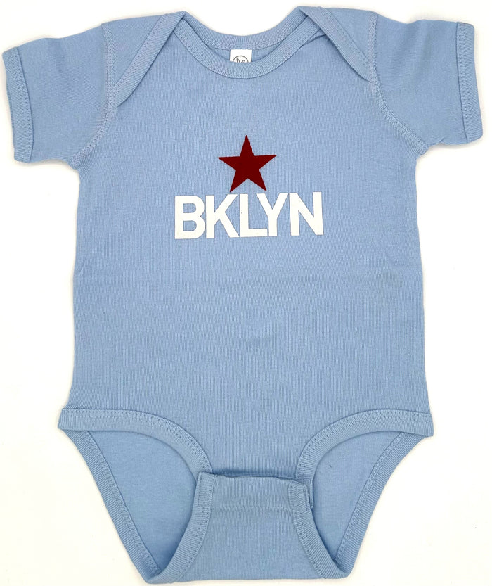 Brooklyn Star Onesie Light Blue Size 12M