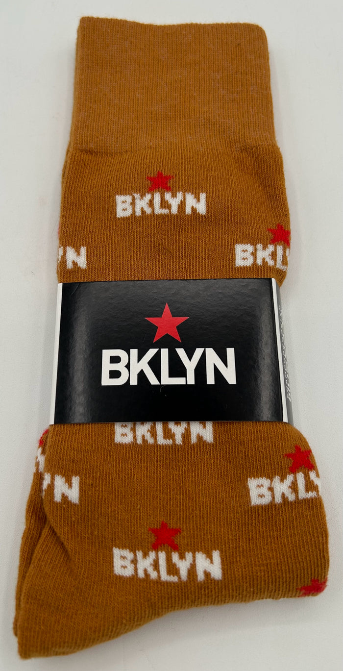 Brooklyn Star Socks Brown